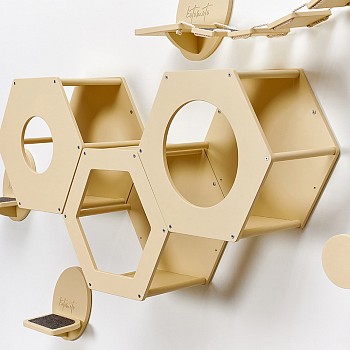 картинка Набор из 3 сот, бежевый