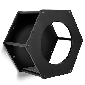 чёрный напольный комплекс для кошек премиум KotoMoto