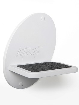 картинка Полка-ступенька для настенного комплекса с ковролином, белый