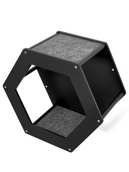 картинка Сота для настенного игрового комплекса для кошек с шестигранным окошком, черный (Сота для настенного игрового комплекса для кошек с шестигранным окошком, черный)