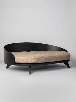 Овальная напольная лежанка-диван для кошек, мейн-кунов и собак средних пород